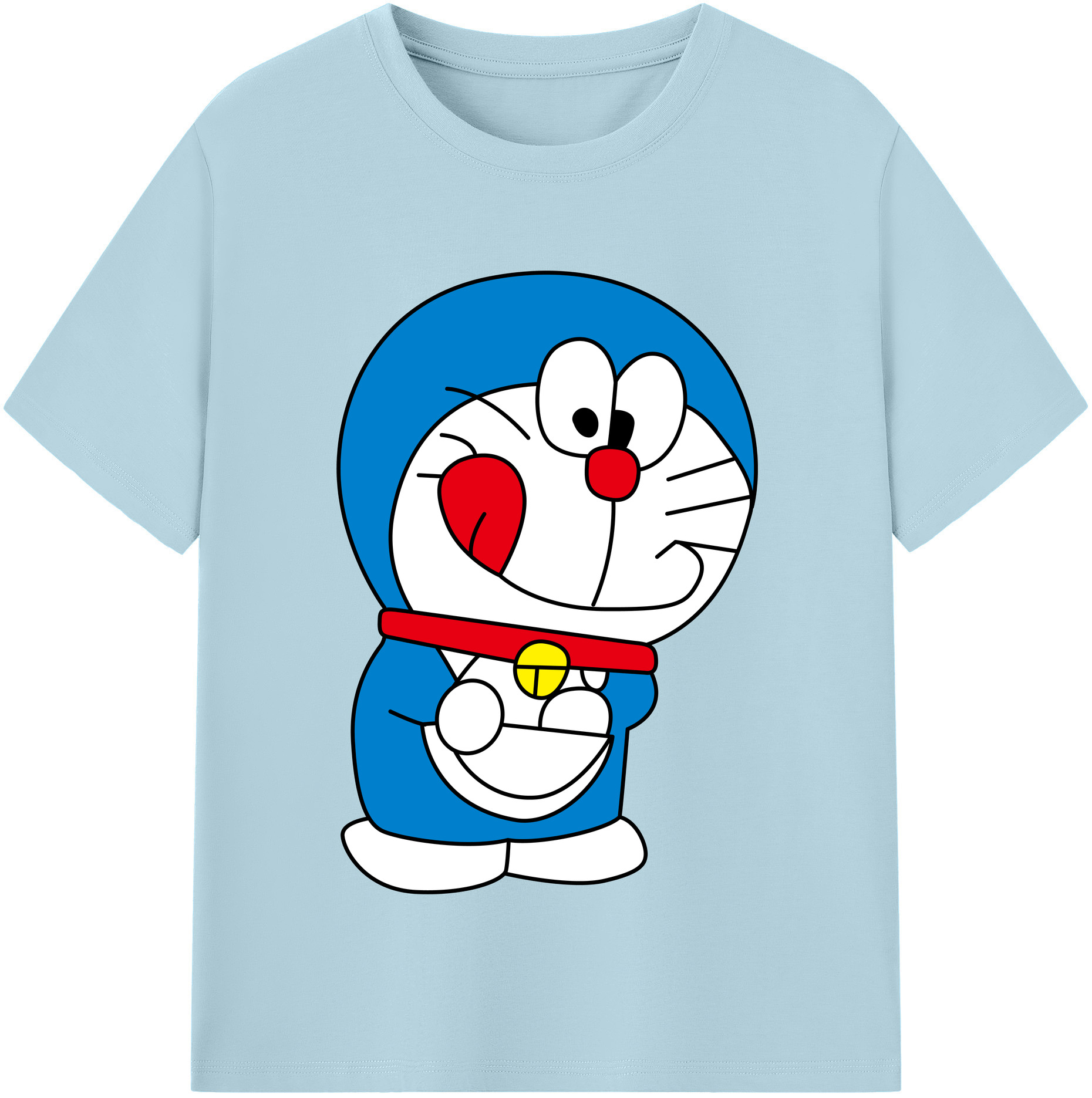 （画像用） ドラえもん Doraemon 綿100％半袖Tシャツ（フロントプリント）